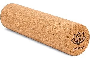 ‎TREXO TREXO Brauner Kork Triggerpunktrolle 40x10 cm aus 100% natürlichem, ökologischem Kork Vielseitig einsetzbar Ideal für Yoga, Pilates, Calisthenics und Krafttraining Effektive Muskelentspannung verbesse