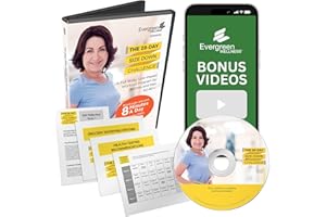 EVERGREEN WELLNESS The 28 Day Size Down Challenge Workout DVD for Beginners and Seniors - Full Body, Low Impact Exercise and Fitness Program