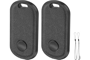 YONGPOW Smart Tracker Tag 2 pezzi, Localizzatore Chiavi Trova Chiavi, Bluetooth Localizzatore Compatibile con Apple Dov'è (solo iOS) per Bagagli, Valigie,ZainiBorse,Batteria Sostituibile,Impermeabile