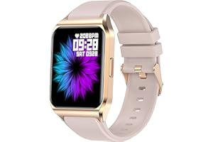 FINDTIME Smartwatch Telefonieren, Fitness Tracker 1.69 Zoll Touchscreen Fitness Uhr mit Blutdruckmessung Kalorie Musik Schrittzähler Herzfrequenz Schlafanalyse Sportuhr Smart Watch für Android iOS