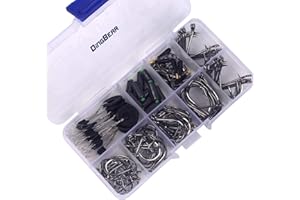 ‎DINGBEAR Dingbear 19 Arten von Angelzubehör Fishing Gear Set einschließlich Top Wasserfischen schwimmt Worms Jigs Tackle Box und weitere Fanggeräte Zubehör - für Salzwasser Süßwasser……