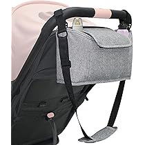 Buggy Organizer Mit Getränkehalter - Universal Kinderwagen Tasche Wasserdicht