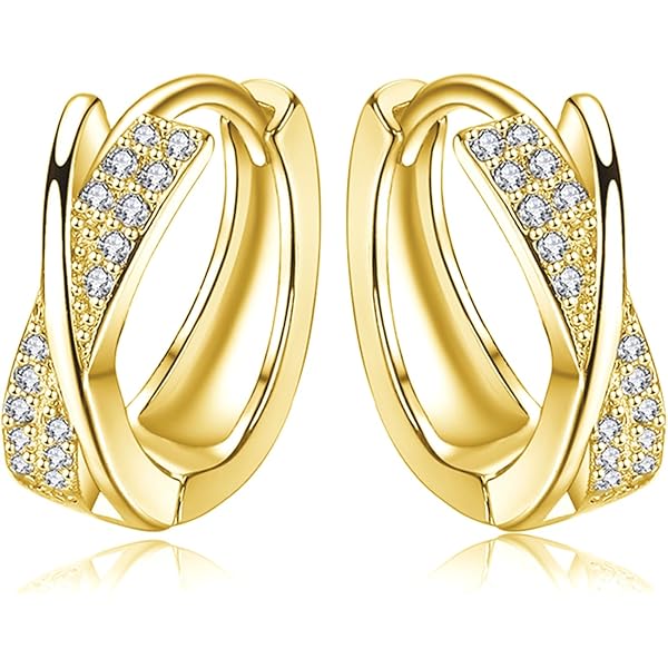 Einzelstück® Kolibri Hoops I 925 Sterling Silber Ohrringe im Vogel Design I Kreolen mit grünen und pinken Zirkonia Steinen I 14K Gold & Rosegold I Allergikerfreundlicher Echtschmuck
