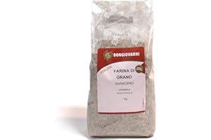 BONGIOVANNI FARINE e BONTA' NATURALI Farina Di Grano Saraceno Integrale Senza Glutine, 1kg