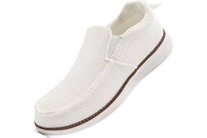 KTVHYW Men's Loafer Slip-On Shoes, Fashionable Casual Non-Slip Trainers, Soft, Comfortable and Breathable Sports Shoes