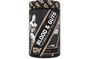 DY NUTRITION Dorian Yates Nutrition - Blood & Guts | Pre Workout Booster mit Arginin + Citrullin (380g, Cola)