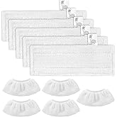 KEEPOW 10 microfiber cloth set, steam cleaner accessory, EasyFix SC 2, SC 3, SC 4, SC 5, washable cloths (5 floor heads