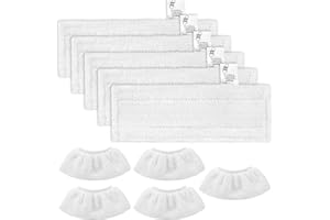 KEEPOW - Paño de microfibra para limpiador de vapor Kärcher EasyFix SC 2, SC 3, SC 4, SC 5, paños lavables (5 boquillas de suelo + 5 boquillas manuales)