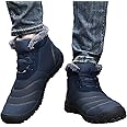 SOPTEC Waterproof Hiking Boots - Lined Waterproof Warm Boots Snow Shoes Sneakers,Men's Hiking Boots for Hiking Outdoor Trekking Backpacking Mountaineering Unisex