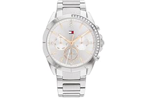 Tommy Hilfiger Multi Zifferblatt Quarz Uhr für Damen mit Edelstahlarmband - Erhältlich aus Gold oder Silber
