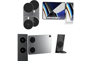Rolling Square Edge Pro Tablet Kit - Sostegno Magnetico Tablet e Cellulare, Accessorio Smartworking, Compatibile con MagSafe, Compatibile con tutti i Tablet e Telefoni, Grigio Siderale