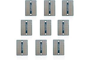 Treedix 9pcs Universal Board Solderable BreadBoard Double Sided Tinned Gold Plated Holes for Arduino Kit Raspberry Pi Shield Prototyping and Testing