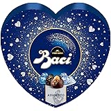 BACI PERUGINA ASSORTITO Cioccolatini al Latte e Fondente 70% ripieni al Gianduia, Scatola Regalo San Valentino 150g