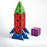 Manyetik Yapı Blokları - 32 Par&ccedil;a Seyahat Tipi Mini Bloklar Metal Saklama Kutulu &Ccedil;anta Boy Renkli