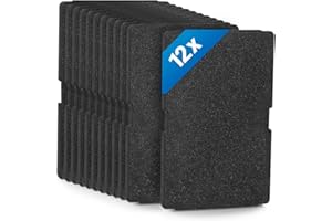 Siegvoll 12x Filtre Seche Linge Beko, Filtres en Mousse pour Beko Grundig Blomberg ElektraBregenz 2964840100, Filtre Éponge pour Sèche-linge à Pompe Chaleur et Séchoir à Condensation 240 x 155 x 11 mm