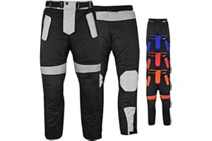 ‎GERMAN WEAR German Wear Herren Motorradhose mit Protektoren Textil Motorrad Hose Kombihose herausnehmbar washbar Futter wasserabweisend