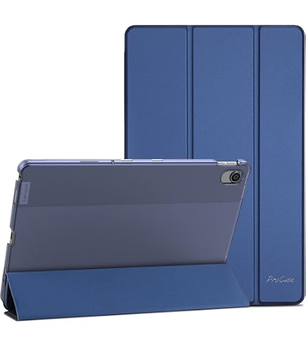 Custodia Con Tastiera Retroilluminata LAMA Per Lenovo Tab M10 Plus 3a Gen 10.6'' (TB125FU/TB128FU/TB128XU) - Pelle PU Con Portapenna E Supporto Regolabile