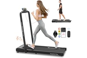 Mobvoi Home Treadmill Plus Tapis roulant pieghevole 3 in 1 Tappetino da passeggio 1-12 km/h Walking Pad Compatto sotto la scrivania Corsa per casa e ufficio Display a LED Ampia area di corsa 42 cm