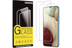 Coiwxmoi Szkło hartowane do Samsung Galaxy A12 / M12 / A12 Nacho folia ochronna 2 sztuki twardość 9H Anti-scratch Anti-Fingerprint Ultra HD przezroczysta bez pęcherzyków szkło ochronne na ekran