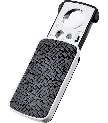 Loupe De Poche 35X Grossissement - Pour Bijoux, Timbres, Lecture Et Inspection