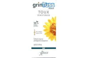 Aboca GrinTuss Adult - Sirop Toux Sèche et Grasse, 180g