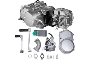 WSIKGHU Motorrad 125ccm Dirt Bike Motor Kit 4-Takt Engine Motor Luftgekühlte manuelle Einzylinder Viertaktkupplung für Dirt Bike Motorcycle CRF50 XR50 CRF70 XR70 Z50(CDI Zündanlage)