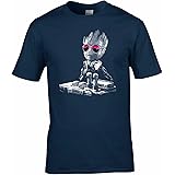 UKPrintwear DJ Baby Groot Mixing Deck + occhiali da sole T Shirt