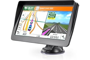 GENERIC 7 Inch Sat Nav, HD Touch Screen GPS Navigation for Cars Trucks with UK, Europe Maps, HGV Sat Nav Trucks, Lifetime Free Updates, Support Postcode Search, Speed Camera Alert, Voice Guidance, POI