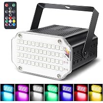 Projecteur Stroboscope DJ 270LED - Télécommande Incluse - Effets Lumineux Pour Soirée, Disco, Fête