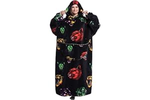 JOREAY Longue Sweat à Capuche pour Femme, Homme Couverture à Capuche, Pull à Capuche Confortable pour Adultes, Taille Unique