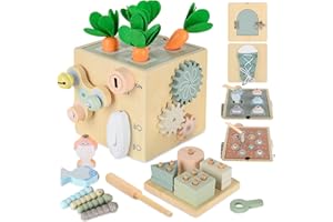 Almaxi Juguetes Montessori 1 años a 4 años, Madera Juguetes Niños 1 año, Juegos Educativos Niños 2 años, Regalos de cumpleaños Navidad Pascua para Niños y Niñas