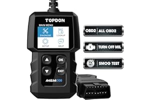 Topdon AL300 urządzenie diagnostyczne OBD2, pełne funkcje OBD2, wyświetlacz HD-LCD, kolor czarny