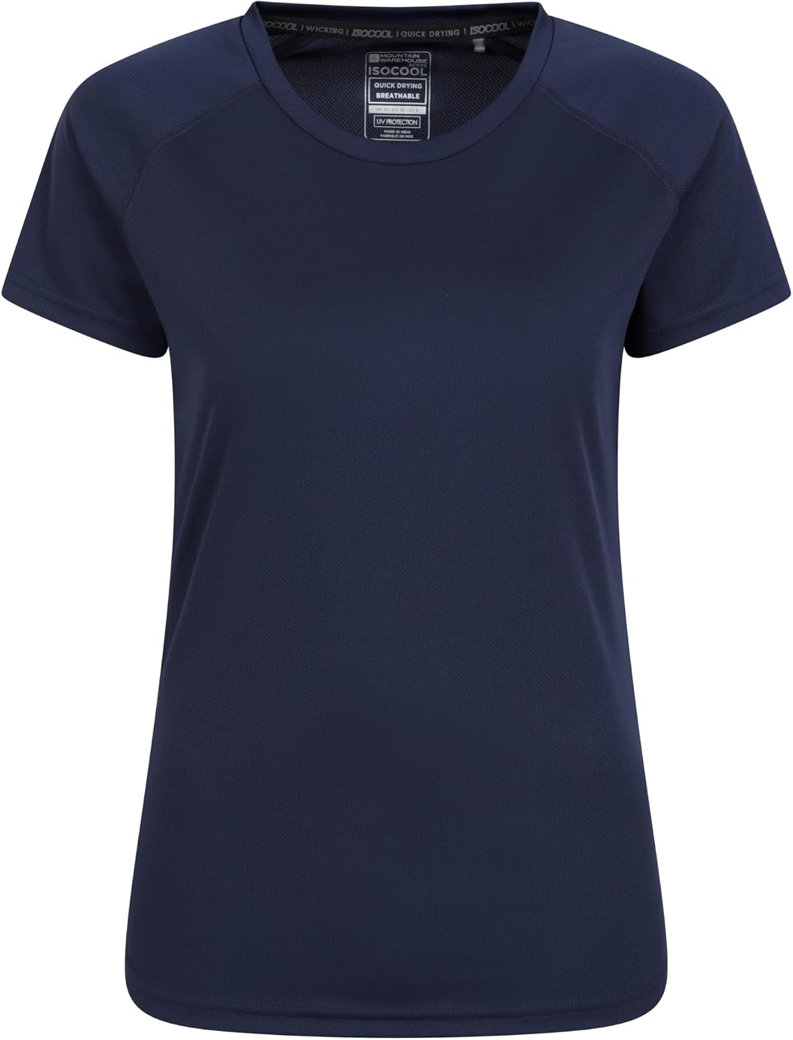 Mountain Warehouse Endurance Womens T-Shirt - IsoCool Ladies Top, UV Protection UPF30+ Tee, Breathable & High Wicking - for Spring Summer, Running, Travelling