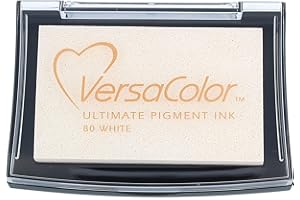Tsukineko Versascolor Ink Pad, White,4 x 4 cm