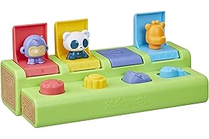 Zabawka z wyskakującymi elementami Wyskakujący przyjaciele Playskool dla niemowląt i małych dzieci w wieku od 9 miesięcy (tylko na Amazon)