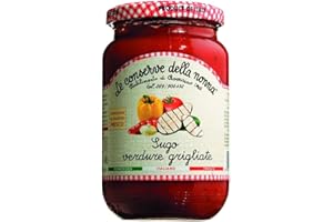 LE CONSERVE DELLA NONNA Sugo alle verdure grigliate, Tomatensauce mit gegrilltem Gemüse, 370 ml