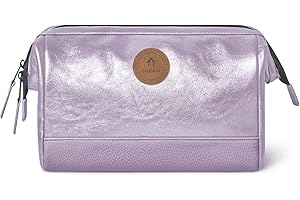 TROUSSE DE VOYAGE CABAIA - Trousse de Toilette Homme et Femme - Ouverture Grand Angle avec 2 Poches intérieures - Organisateur de Voyage Pratique et Résistant - Vanity avec Un Design Français, Exclusif et Original