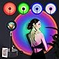 PAIPU Sunset Lamp, Sunset Projection Lamp 16 Colors Helligkeit Einstellbar RGB Sunset Lamp Rainbow 180° Rotation mit IR…