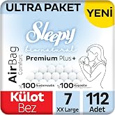 Sleepy Bio Natural Premium Plus Airbag Comfort Ultra Paket K&uuml;lot Bez 7 Numara Xxlarge 112 Adet
