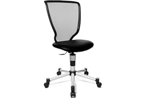 ‎TOPSTAR Topstar 71487S10 Titan Junior, Schreibtischstuhl, Kinderdrehstuhl, Jugenddrehstuhl, Netzrückenlehne und Bezugsstoff schwarz