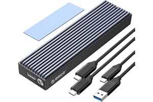 ORICO M.2 NVMe SSD Enclosure, USB 3.1 Gen 2 (10 Gbps) PCIe External Adapter NVMe Case for 2230/2242/2260/2280 M.2 SSD up to 8TB, UASP Supported - M2PV