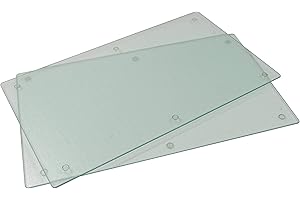 Jocca - Set 2 Plaques Protection Vitrocéramique Induction | Couvre Plaque de Cuisson | Accessoires de Cuisine | 52x30cm