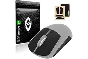 SensoryBoost Grip Tape Set per Logitech G PRO X Superlight 1 & 2 (+ Grip Pad) Assorbente dal sudore, estremamente antiscivolo, ultrasottile (0,5 mm) e senza residui - Accessori per mouse da gioco