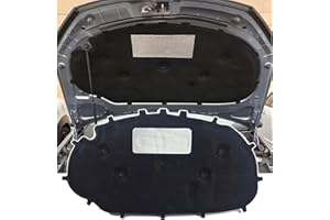 BOPPON HEWXWX Voiture Capot Moteur Isolation Acoustique Pad, pour Golf 6 Golf 6 GTI, InsonoriséS Coton Couverture - RéDuire Vieillissement/Couvercle De Protection Machine,Single