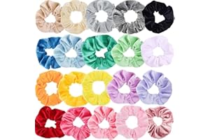 ‎SINWIND Scrunchies, Sinwind 20 Stück Haargummis Samt elastische Haargummis Haargummis Mädchen Scrunchie für Frauen oder Mädchen Haarschmuck (Bunten)