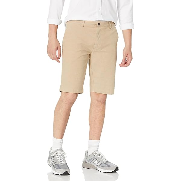 Short Chino Homme Xact - Taille Standard, Entrejambe 24 Cm, Zip Et Multiples Poches
