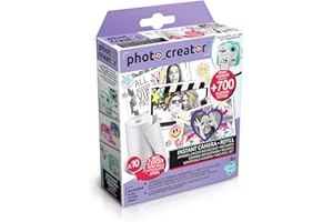 Canal Toys - Photo Creator - Recharge de 10 Rouleaux de Papier à Impression - Idée Cadeau Enfants 6 Ans+ - Customise avec Les 2 Planches de Strickers - +700 Photos - Développé en France - CLK 005