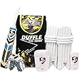 SG Full Cricket Kit with Duffle Bag (Size 6, Ideal for Age Between 12 to 13 Year), Nylon, Multicolour