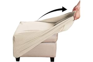 YEKUHE Hockerbezug Quadratisch Ottomane Schonbezug Quadratische Stretch Hocker Bezug Hocker Bezug für Ottomane Überzug Hockerbezug Quadratische Ottomane Abdeckungen ( Color : #5 , Size : 45x45cm/18x18in )