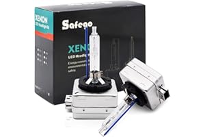 Safego 2 x Lampade D1S D1C Xenon Bulb allo Xeno HID Lampadina Faro di Ricambio 35W Impermeabile Coppia D1S Lampada 8000K Bianco Freddo per proiettori